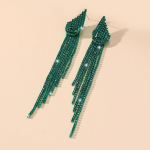 Moodsad rohelised l&auml;ikivad t&auml;is teemant pikad tutiga k&otilde;rvar&otilde;ngad temperament luksuslikud k&otilde;rvar&otilde;ngad naiste k&otilde;rvar&otilde;ngad 1 paar