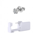 K&otilde;rvakomplekt Kaasaskantav kehar&otilde;ngaste komplekt 1 trukiga k&otilde;rvade, nina ja huulte jaoks One Size valge