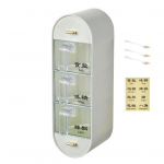 V&uuml;rtskarbiga integreeritud tolmukindel PP materjal Praktiline l&ouml;&ouml;givaba v&uuml;rtsikonteiner koduvarustus tumeroheline v&auml;rv