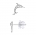 LEA &; ARTHUR &ndash; laste k&otilde;rvar&otilde;ngad DAUPHIN motiividega 375 tuhandest valgest kullast ja; Tsirkooniumoksiidid &ndash; laste ehted