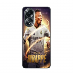 Coque Maniacase pour Oppo A78 5g Kylian Mbappe Real Madrid Wallpaper