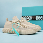 V&otilde;rkjalatsid Kevad uus stiil &Uuml;li&otilde;pilaste isikup&auml;rastatud Lendav Kudumine Meeste kingad Vaba aeg Sport Hingavad reisid One Step Kingad Meeste kingad 40 beež