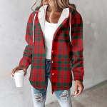 Fliisist kapuutsid naistele, sooja mustriga kampsun, n&ouml;&ouml;biga vooderdatud n&ouml;&ouml;riga kapuutsiga jakk-mantel L must