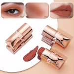 Huulepalett Huulepulk P&otilde;sepuna Rotating Cream Veekindel n&auml;op&otilde;sepuna Matte Eye Cheek Lip Tint Kokkupandav lauv&auml;rv 3 in 1, B-02, 1 piece, 2.B-02 beige