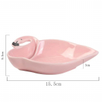 3D Flamingo keraamiline taldrik Roosad keraamilised kausid Suupisted Lihtsad puuviljad Magustoit Toit &Otilde;htus&ouml;&ouml;gitaldrikud K&ouml;&ouml;gilauan&otilde;ude komplekt S&uuml;nnip&auml;evakingitused