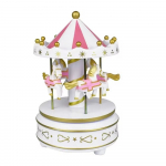 Karussell Music Box Kodukaunistus J&otilde;ulukingitus Plastist hobune Ringtee Ornamendid Koogikaunistused