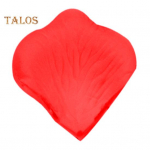 1 kott kunstlikud v&otilde;ltsitud roosi kroonlehed Keskkonnas&otilde;bralikud realistliku v&auml;limusega v&auml;rvilised simulatsioonid siidist roosi kroonlehed peoaksessuaarid sinine