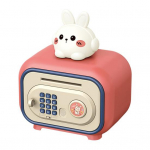 Laste hoiup&otilde;rsas m&auml;nguasi elektrooniline sularaha m&uuml;ntide s&auml;&auml;stukarp S&otilde;rmej&auml;ljega avamine sularahaautomaadi stiilis, suure mahutavusega l&otilde;bus rahakast poistele, 6&ndash;12-aastastele t&uuml;drukutele Rabbit