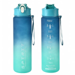 800 ml / 28 untsi suure mahutavusega spordiveepudel lekkekindel v&auml;rviline plastikkruus joomiseks &otilde;ues reisimiseks kaasaskantav j&otilde;usaali fitness kannud A1