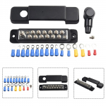 12-punktiline aku toite jaotusplokk siiniriba positiivne negatiivne 12 V 180 A toite jaotusploki terminal auto haagissuvila paadi jaoks must