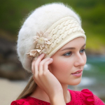 M&uuml;ts Naiste Talvine Uus Korea V&auml;ljaanne Soe M&uuml;ts &Uuml;hev&auml;rviline Barett Soe Kootud K&uuml;&uuml;liku Karvast M&uuml;ts S&uuml;gis ja Talv 55-58cm khaki