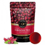 TEACURRY Hibiscus Flower Tea - 100 grammi / 200 tassi | Aitab rauapuuduse korral, maksa tervisele | Hibiski lahtised lehed | 100% looduslik