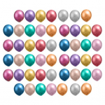 50 tk lateks &otilde;hupallid &uuml;hev&auml;rvilised &otilde;hupallid s&auml;delevad &otilde;hupallid metallist v&auml;rvi &otilde;hupallid 10 tolli / 12 tolli F