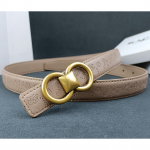 2,5 cm klassikaline v&ouml;&ouml; Luksuslik disainer Kuulsa kaubam&auml;rgiga kvaliteetsest nahast kuumad naisterihmad kleidi jaoks 95cm