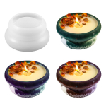 Kahe r&otilde;nga k&uuml;&uuml;nlatops silikoonvorm isetegemine aroomiteraapia kipsist k&uuml;&uuml;nlahoidja ornamendivaigust epoksiidvorm kodukaunistuse hoidla