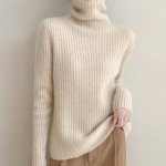 Naiste ka&scaron;miirist kampsun Qinghe ka&scaron;miir 30% ka&scaron;miir 70% vill S&uuml;gis-talvine ka&scaron;miir-pulover pehme ja soe M