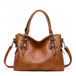 Naiste kott Retro-lihtne &otilde;lakott Suure mahutavusega tekstuuriga k&auml;ekott Elegantne Crossbody kott One Size
