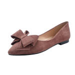 Jaapani stiilis uued kingad naistele Kevad Suvi Mood Suede Nahk Slip-on Loafers T&uuml;druk Vibu Terava Ninaga Lamedad Kingad 43 lilla