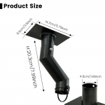 Vihmaketi renniadapter Sobib kaardus tila vihmaketi paigalduskomplekt Pulberv&auml;rvitud renniadapter Renni vihmaveetoru v&auml;ljalaskeava