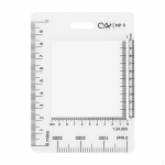 Pocket Grid Accurate Easy to Read School Degrees Portable Clear Maptool Learning for Utm, Usng, Mgrs