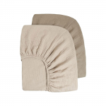 2 tk Puuvillane Voodilina Beebile Suur Suurus 2-kihiline Vasts&uuml;ndinute Voodi Paigaldatav Lakan Pehme ja Hingav Kangas Voodikate C3