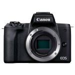 Canoni peeglita kaamera EOS Kiss M2 korpuse must &uuml;he objektiiviga KISSM2BK-BODY