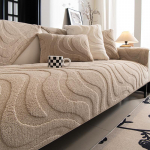 2024. aasta talvised libisemiskindlad pl&uuml;&uuml;sist diivanipadjad &ndash; mustusekindel, k&otilde;rgekvaliteediline, kriimustusvastane nahkdiivani kate 70*150cm kohv