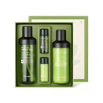 TONYMOLY The Chok Chok Rohelise Tee Niisutav Komplekt: Toonik 180ml + 20ml + Emulsioon 160ml + 20ml