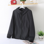 P&auml;ikesekaitsekreemid Meeste Naiste UV-kindel L&uuml;hike Solid Print T&otilde;mblukuga Taskud Kapuuts Hingav lahtine Suvine Nahar&otilde;ivad &Otilde;huke mantel XXXXL