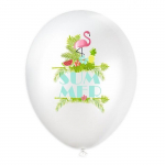 6 ballons gonflables - Summer - &Oslash; 28 cm
