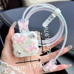 Butterfly laadija kaitse&uuml;mbris iPhone'i 18W/20W kiirlaadimiskaabli jaoks, andmeside purunemisvastane laadija kaitsek&ouml;is