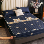 Moodne veekindel madratsikate Paks tepitud voodilina Moodtr&uuml;kiga voodipesu Queen King libisemiskindel tolmukate 120X200