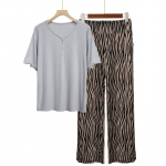 Suvised naiste pidžaamakomplektid, l&uuml;hikeste varrukatega T-s&auml;rgid ja p&uuml;ksid, vabaaja, lahtised koduriided, 2-osaline mugav &ouml;&ouml;s&auml;rk, &ouml;&ouml;riided onesize