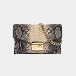 2024 Retro madumustriga &otilde;lakott - Naiste crossbody klapikott beige