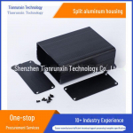 38x88-100 mm alumiiniumsulamist GPRS tr&uuml;kkplaadi korpus Sanded Silver 100mm