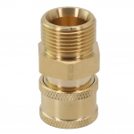 1/4-tolline kiirvabastusega konnektori liitmik, mis sobib survepesuri kiiradapteriga #9