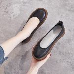 Hongkongi ehtsast nahast lamedad naiste suvekingad &ndash; 2025. aasta uus Mori t&uuml;drukustiil veisenahast tallaga 36 must