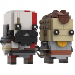 God Of War Kratos 189 tk MOC klotse M&auml;ng Brickheadzed Komplekt Figuur Mudel Ehitusklotsid Laste M&auml;nguasjad Lastele Kingitus