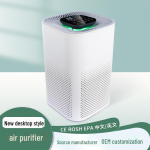 WiFi &otilde;hupuhasti: Eemaldage formaldeh&uuml;&uuml;d ja l&otilde;hnad, sobib ideaalselt koju, magamistuppa, kontorisse, kasutades negatiivsete ioonide tehnoloogiat WiFi Controlled Desktop Air Purifier