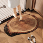 Vannituba Uksematt Imav Matt Kiiresti Kuivav Matt Mustust H&uuml;lgav ja Libisemiskindel Vannitoamatt 40cm * 60cm