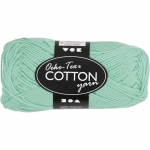 Pelote de fil de coton - 50 g Vert Menthe