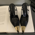 Liyke Suvised K&otilde;rged Kontsad Stiletto Sandaalid Naiste Disainer Metallist Terava Ninaga Tagaaasa Peo Kleidi Kingad Naiste Pumbad Zapatos Mujer 40 gray