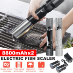 8800MA Taaslaetav kala elektriline puhastusvahend kalaskaaladele Laadimine Kaasaskantav Clean Fish Remover Katlakivieemaldus Kaabits Mereannit&ouml;&ouml;riistad