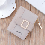 Naiste Mood Hasp rahakotid Kunstnahast minikott Klassikalise disainiga Naistele T&uuml;drukute L&uuml;hike rahakott 11.5*9.5*2cm must