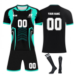 Isikup&auml;rastatud s&auml;rkide komplekt Meeste t&uuml;drukute nimenumbriga Kohandatud jalgpalli kampsunid poistele Treeningkost&uuml;&uuml;m 16