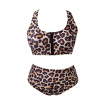 Uued naiste ujumisriided l&otilde;hestatud leopardimustriga suures suuruses paksu MM bikiinidega ujumisriided 0XL