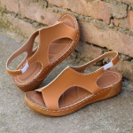 2024. aasta uued suvesandaalid, suured vabaaja kaldega kontsaga paksu tald, elastne v&ouml;&ouml; kalasuu sandaalid vabaaja naiste rannajalatsid 36