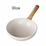 30cm Keraamiline Mittekleepuv Pann Wok Praepann Kodu Steigipann Pannkook Praetud Induktsioonpliit Gaasipliit Kastrul k&ouml;&ouml;gitarbed
