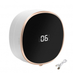 Elektriline puutevaba seebidosaator seinale paigaldatav IPX5 veekindel laetav patareitoitel k&otilde;rgtehnoloogiline must