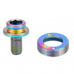 M8 * 15 mm m&auml;gijalgratta v&auml;nda poldi alumine kronstein BB telje kruvide komplekt (Vikerkaar)